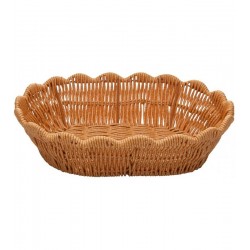 Cesta Terraço 25cm x 16cm x 7,5cm Rattan 